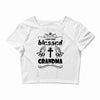 I Am One Blessed Grandma Crop Top