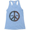 peace in our time vectorized Racerback Tank