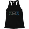eat sleep money Racerback Tank
