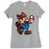 vintage plumber Ladies Fitted T-Shirt