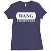 wang computers Ladies Fitted T-Shirt