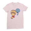hot bear balloon Ladies Fitted T-Shirt