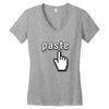 Copy Paste Matching Women's V-Neck T-Shirt
