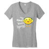 Easy Peasy Lemon Sgueezy Women's V-Neck T-Shirt