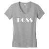 boss bad Women's V-Neck T-Shirt