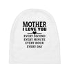 I Love You Mother Baby Beanies