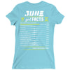 June Girl Facts Gemini Ladies Fitted T-Shirt