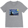 Vincent Van Gogh The Starry Night V-Neck Tee