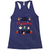 first grade christmas crew Racerback Tank