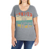surf for life Ladies Curvy T-Shirt