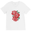 mexico with roses V-Neck Tee