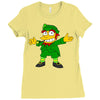 happy saint patrick day simpson Ladies Fitted T-Shirt