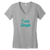 single Women's V-Neck T-Shirt