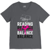 Reading Yoga Wine Balance V-Neck Tee