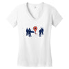 map marker death Women's V-Neck T-Shirt