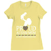 proud Autism  mom Ladies Fitted T-Shirt
