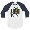 i (turtle) ny 3/4 Sleeve Shirt