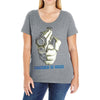 partner's in crime black funny Ladies Curvy T-Shirt