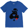 poker hat ace of spades V-Neck Tee