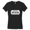 peaky blinders razor blade mens Women's V-Neck T-Shirt