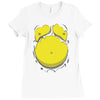 homer Ladies Fitted T-Shirt