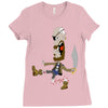 pirate ninja zombie w i p Ladies Fitted T-Shirt