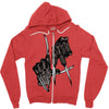 freddy krueger gloves Zipper Hoodie