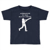 alternatives to war play cricket batting anti war stencil tour Toddler T-shirt