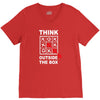 think outside the box V-Neck Tee
