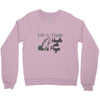 life is fragile Crewneck Sweatshirt