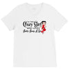 i'm that crazy girl who loves betty boop a lot V-Neck Tee