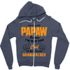 I'm Called Papaw Because I'm Way Too Cool To Be Called Grandfather Zipper Hoodie