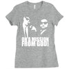 blues brothers inspired on a mission from god funny Ladies Fitted T-Shirt