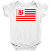 b red Baby Onesie