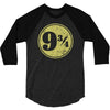 nine and three quarters 3/4 Sleeve Shirt