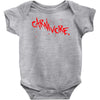 carnivore logo red Baby Onesie