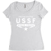 United States Ussf Space Force Women's Triblend Scoop T-shirt