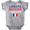 Librate Egalite Mbappe France Baby Bodysuit