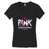 pink spread the hope Women's V-Neck T-Shirt