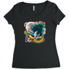 dragons by my side Women's Triblend Scoop T-shirt