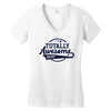 Totally Awesome Brother Women's V-Neck T-Shirt