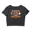 I Love Someone with Leukemia Cancer to The Moon and Back to Infinity Crop Top