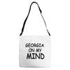 georgia is my mind Adjustable Strap Totes