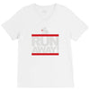 run away rabbit V-Neck Tee