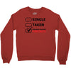 too busy playing fortnite (black) Crewneck Sweatshirt