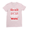 There's This Boy Who Stole My Heart He Calls Me Wife Ladies Fitted T-Shirt