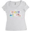 3rd grade crew Women's Triblend Scoop T-shirt