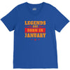 Legends Are Born In January V-Neck Tee
