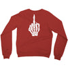 Flipping Someone Off Crewneck Sweatshirt