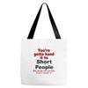 hand it to short people Tote Bags